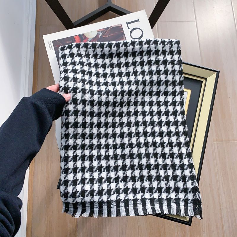 短须千鸟格黑色