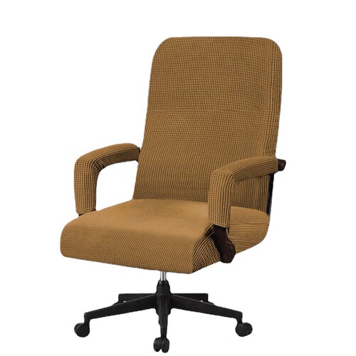 Office chair cover, computer swivel chair cover, boss chair cover, meeting room seat cushion, elastic chair back and armrest cover