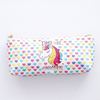 Japanese rainbow pencil case for elementary school students, fresh storage bag, shoulder bag, unicorn