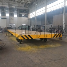 工业小型30吨电动轨道地平车 厂房货物搬运无轨旋转胶轮地平车