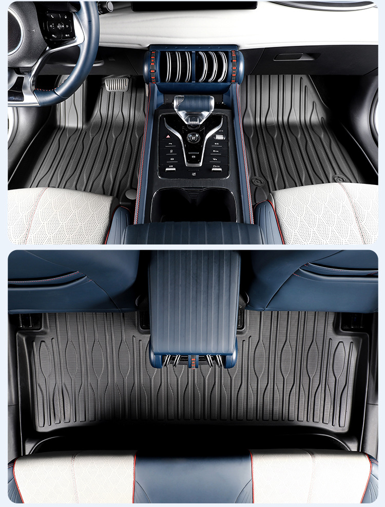 Suitable for 22-25 Yuan Plus/Atto3 Car Floor Mats Left and Right Steering Wheel Tpe Trunk Mat Seat Back Cushion