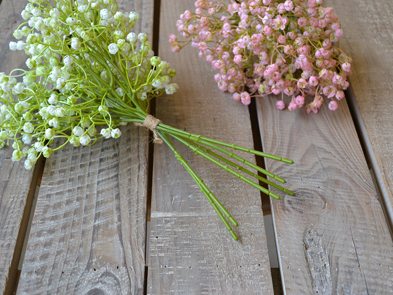  fake flower bouquets with baby's breath and bouquets wedding floral home photography props_voghion.com
