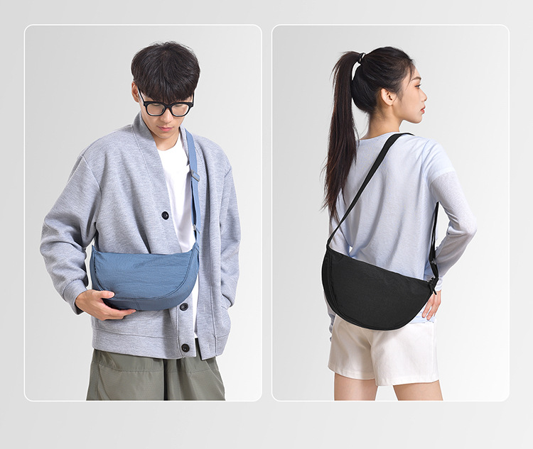 Bestseller: Gewaschener Stoff, knitterfrei, schlicht, stylisch, leicht, verstellbarer Schultergurt, vielseitig, lässig_voghion.com