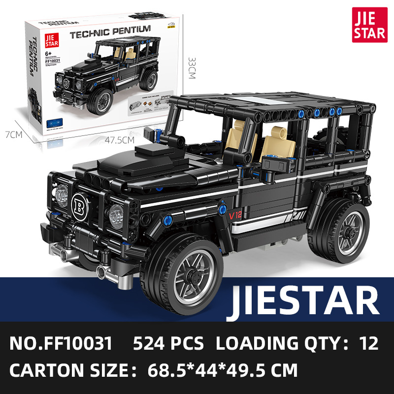 Juguete de ensamblaje de mini coches famosos Jiexing Serie FF10012 Modelo de coche de bloques educativos Modelo de coche de aleación para colección