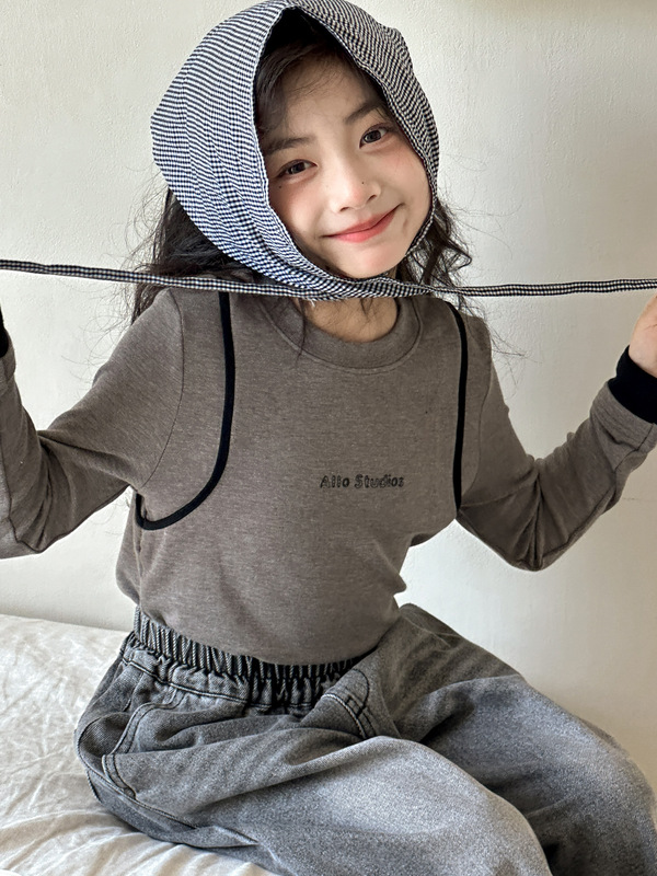 小红鱼女童长袖T恤2025秋季新款秋装上衣春秋款儿童亲子打底衫潮|undefined