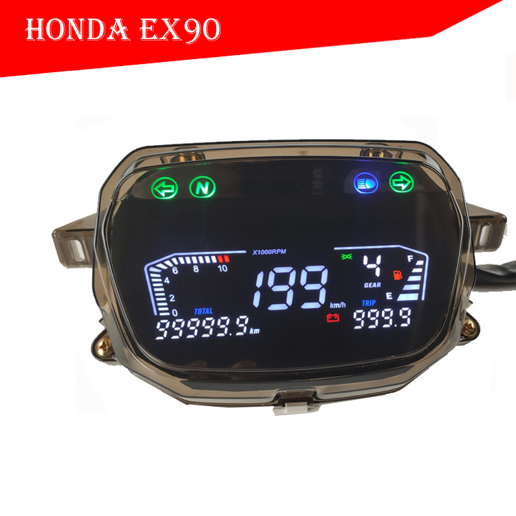 Suitable for Ex90 Motorcycle Digital Instrument Modification Accessories Epoxy Potting Display High-Definition Automatic Brightness Adjustment