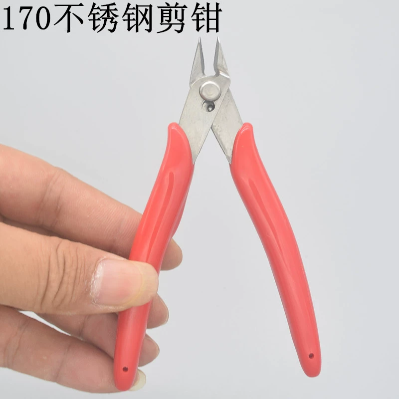 Промышленные кусачки из нержавеющей стали 170 электронные диагональные плоскогубцы Плоскогубцы Ruyi модельные кусачки плоскогубцы для резки проволоки пластиковые плоскогубцы диагональные плоскогубцы