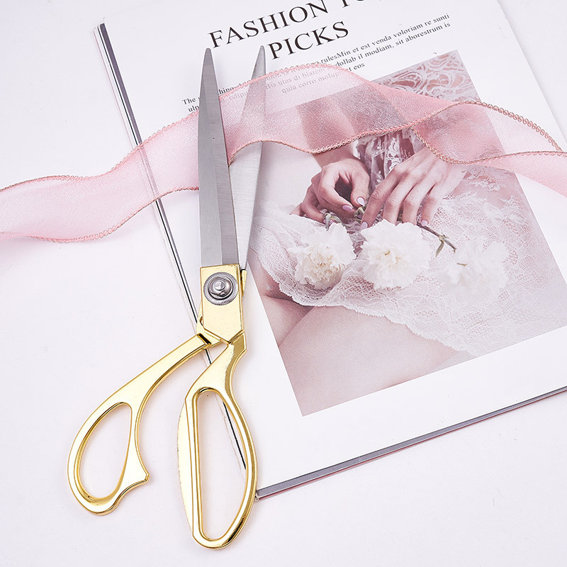 De acero inoxidable DIY cinta hecha a mano Tijeras tienda de flores multiusos cortador de papel floral arte tijeras de sastre