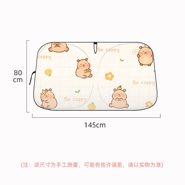 Capybara Paradise Double Ring Sunshade Large