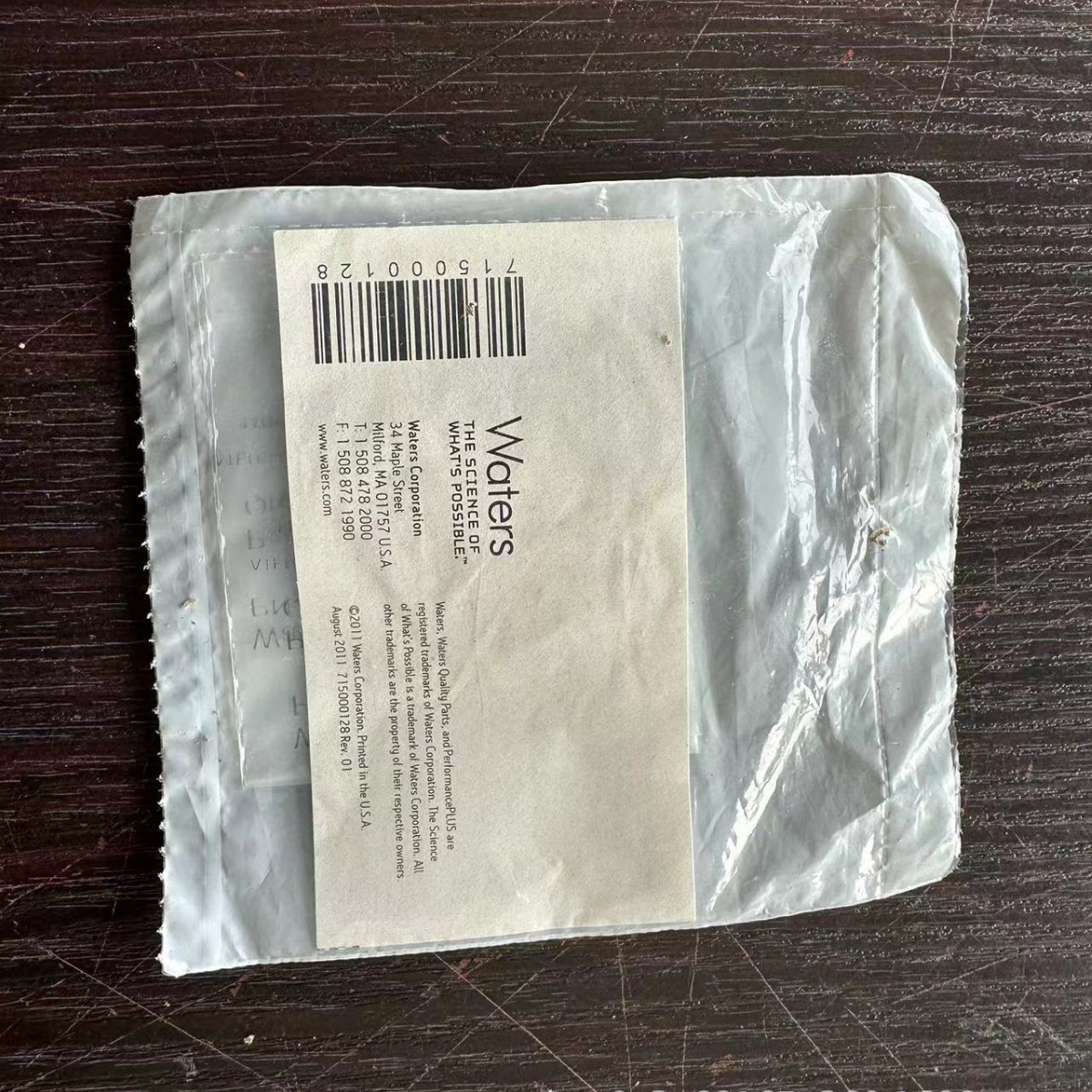 Waters 700000254 沃特世单向阀PerformancePLUS Cartridge Check