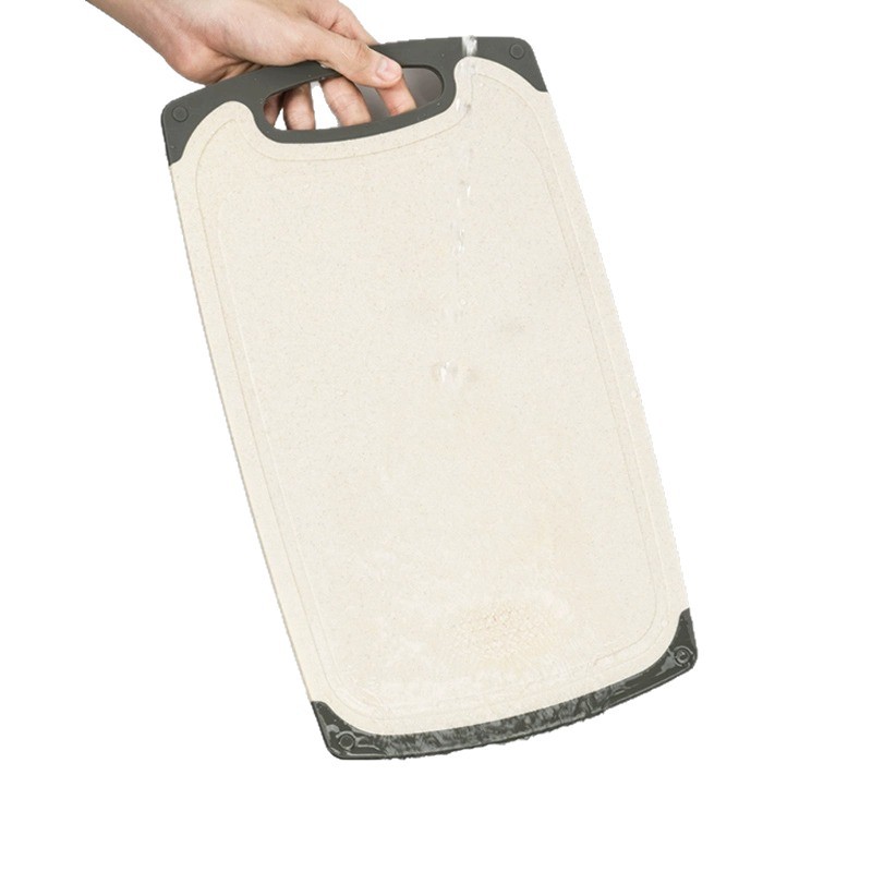 Household baby food board dormitorio cortar fruta tablero material paja de trigo tablero de corte de doble cara elemento predeterminado Zheng Xiaochef