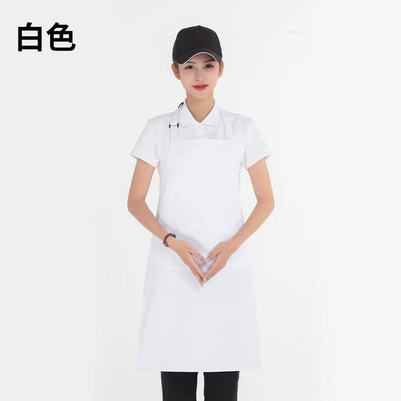 화이트 [발수] 조절 가능한 홀터넥