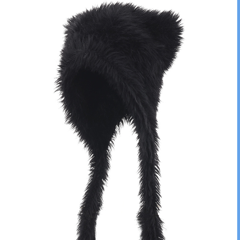 긴 머리 끈 검정색