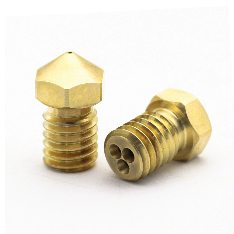 E3DV6 латунная насадка сопло трехцветочный глаз большой поток Экструзионная головка копия гравировка CHT вырубка аксессуары для горячих принтеров