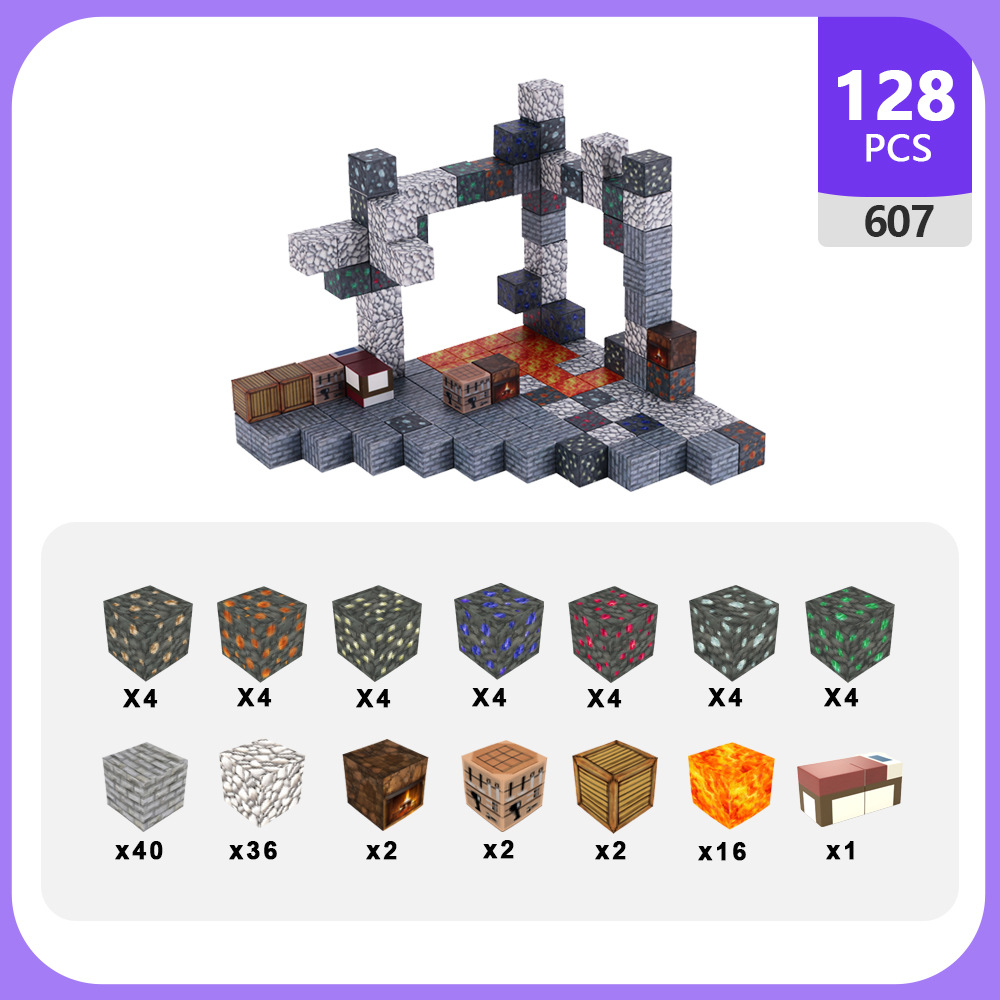 Transfronterizo Mi Magnetic World Puzzle Magnet Block 25 Magnetic Block Set Magnetic Cube