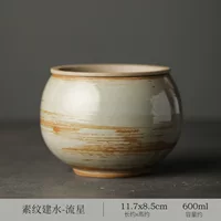 Маленькое фарфоровое ситечко для чая Jinghui с крышкой для домашнего использования, аксессуар для чайника, керамический контейнер для сточных вод на чайном столе.