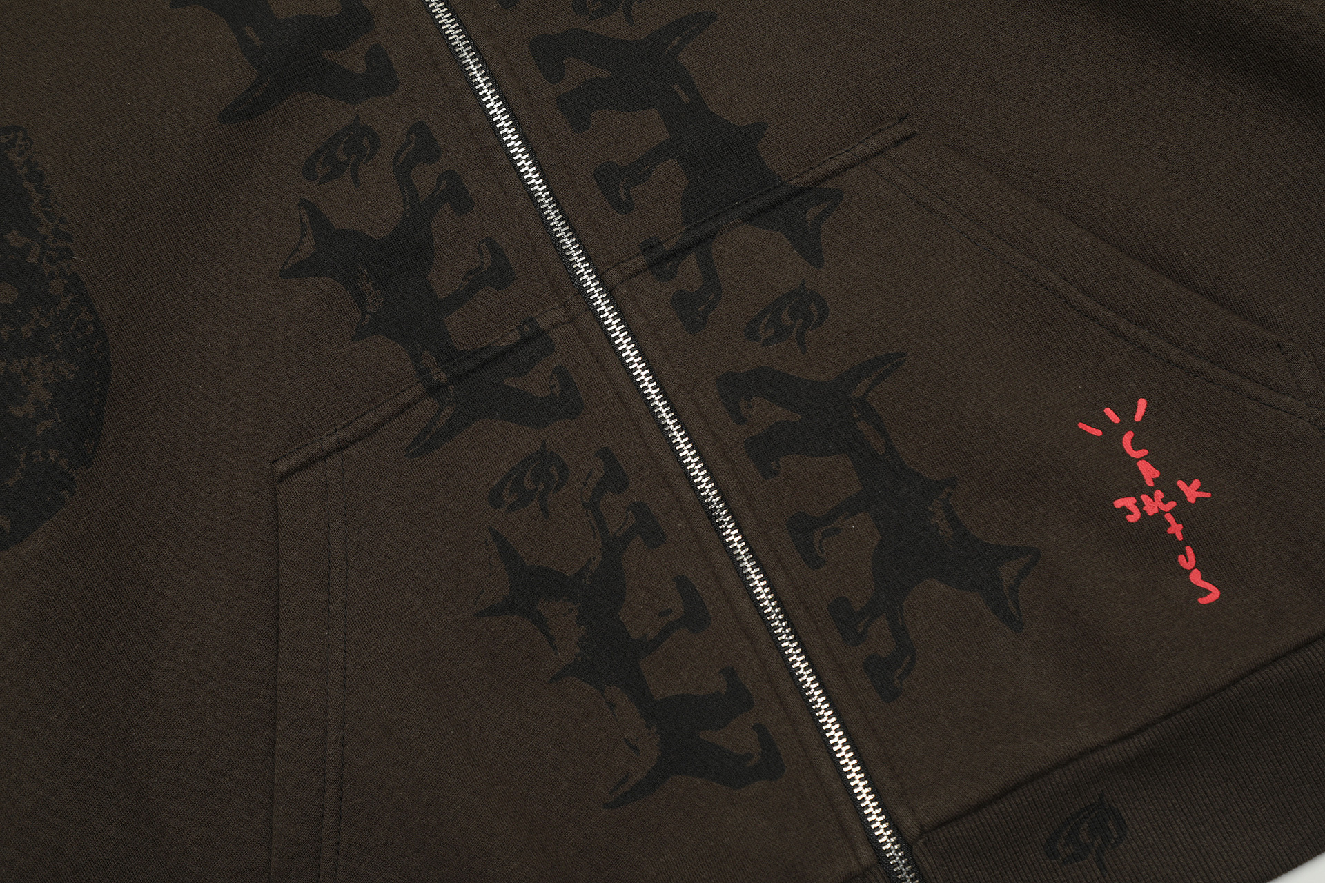 Herrenbekleidung Trendmarke Sonnenstickerei plus Samt-Kapuzenpullover für Männer und Frauen High Street Cardigan Jacke_voghion.com