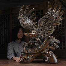 老鹰摆件公司前台开业礼物客厅男士大气老板办公桌室