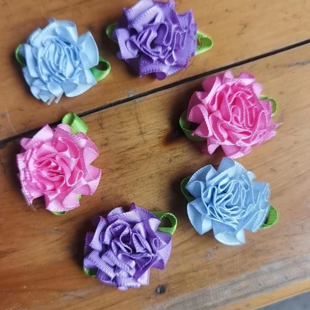 Fábrica directa cinta peonía flor Rosa Ropa Accesorios joyería caja de regalo decoración hecha a mano DIY lote