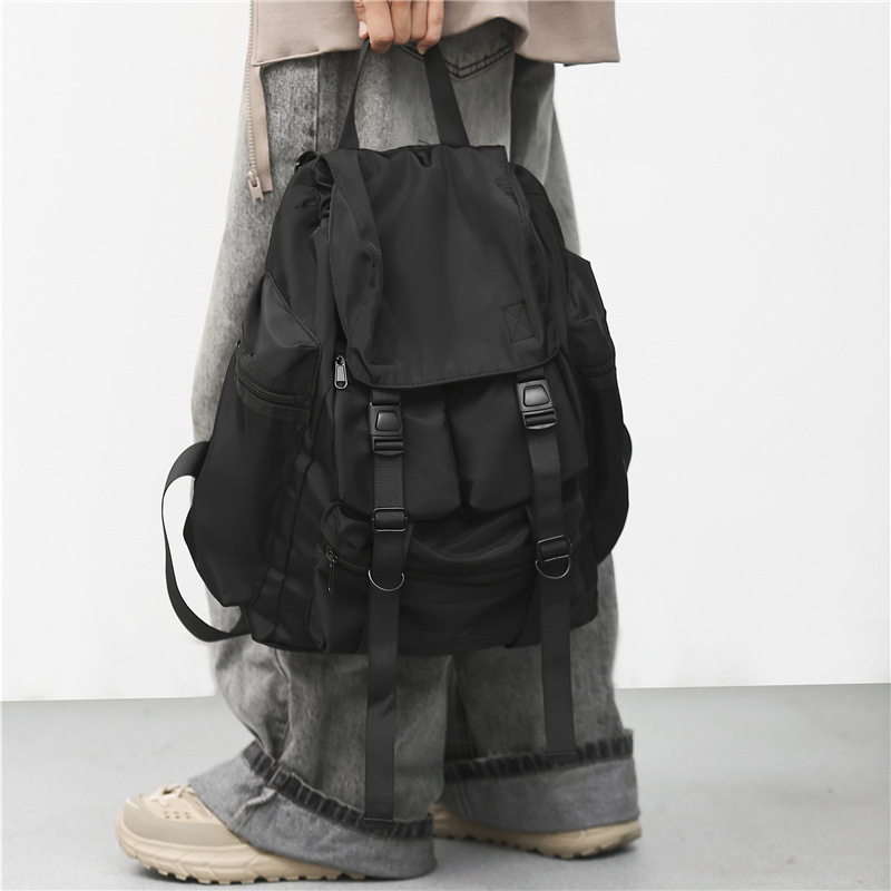 Nový trendový minimalistický počítačový batoh s veľkou kapacitou, odolný voči striekajúcej vode, multifunkčný batoh, batoh v neutrálnom štýle_voghion.com