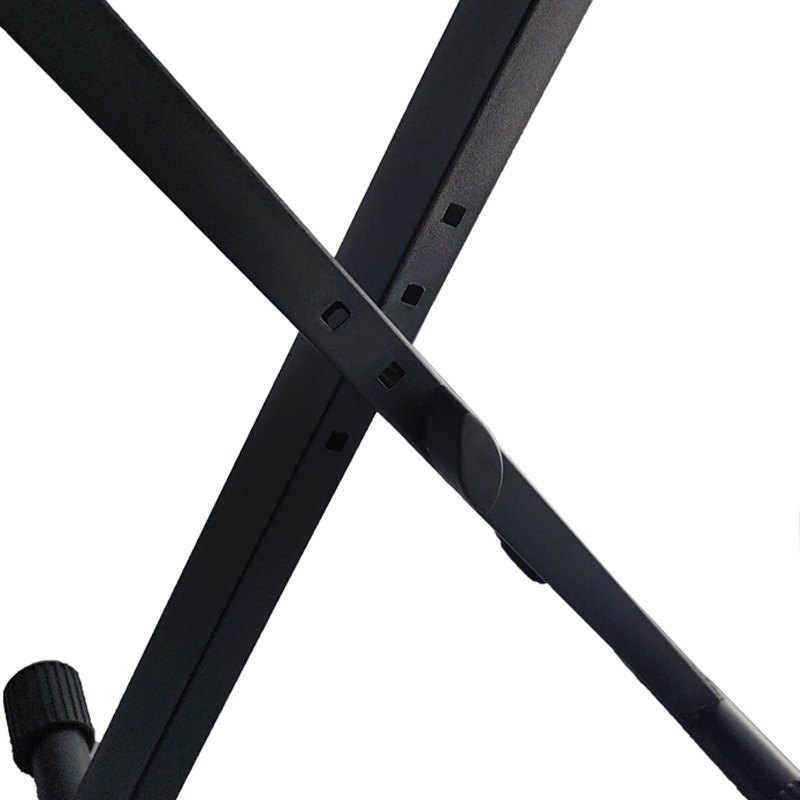 Taburete guzheng en forma de X, taburete plegable para piano, taburete para teclado electrónico, taburete de práctica simple universal de altura ajustable para una sola persona.