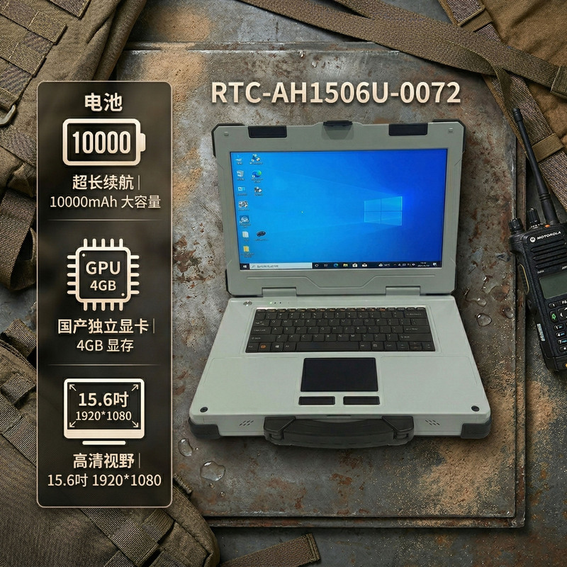 Yanchuan 15.6inch Haiguang Reinforced Laptop Portable Mobile Workstation Industrial Grade