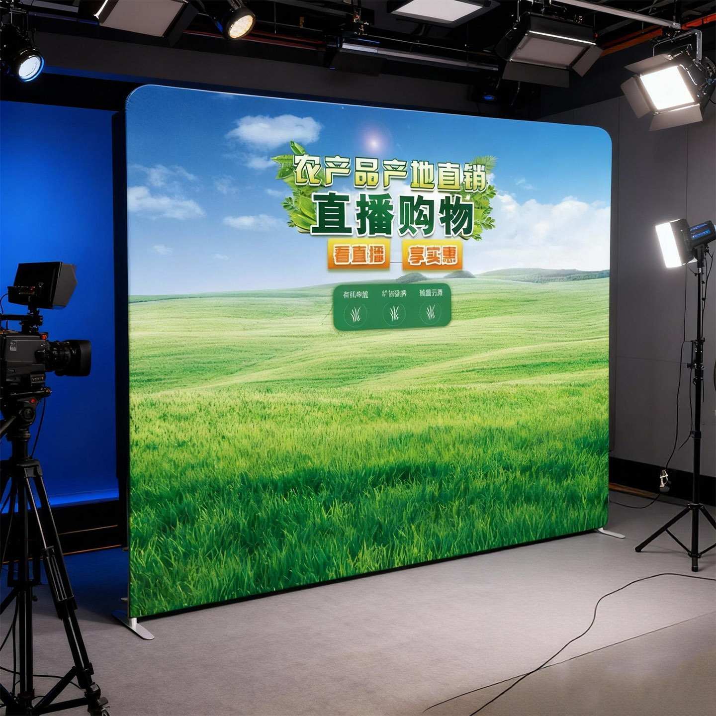 Shanghai Show de cortina rápida curva elástica personalizada Exposición de malla de exhibición rápida reunión anual firmada a los fabricantes de pared de fondo suministro directo rápido