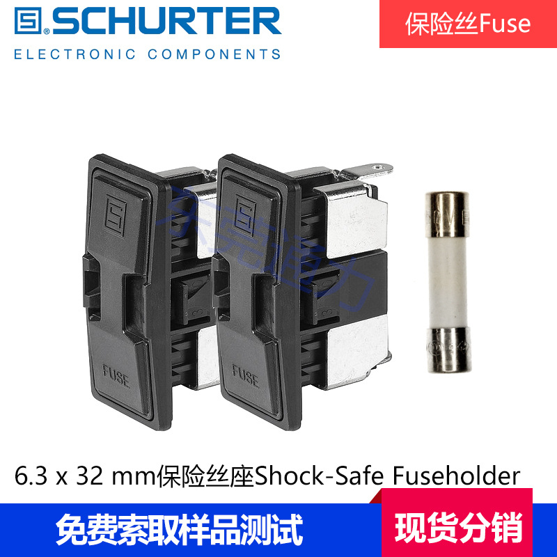 3-141-376硕特FXP保险丝座6x 32 mm 25 A 500 V  45 A 600 V