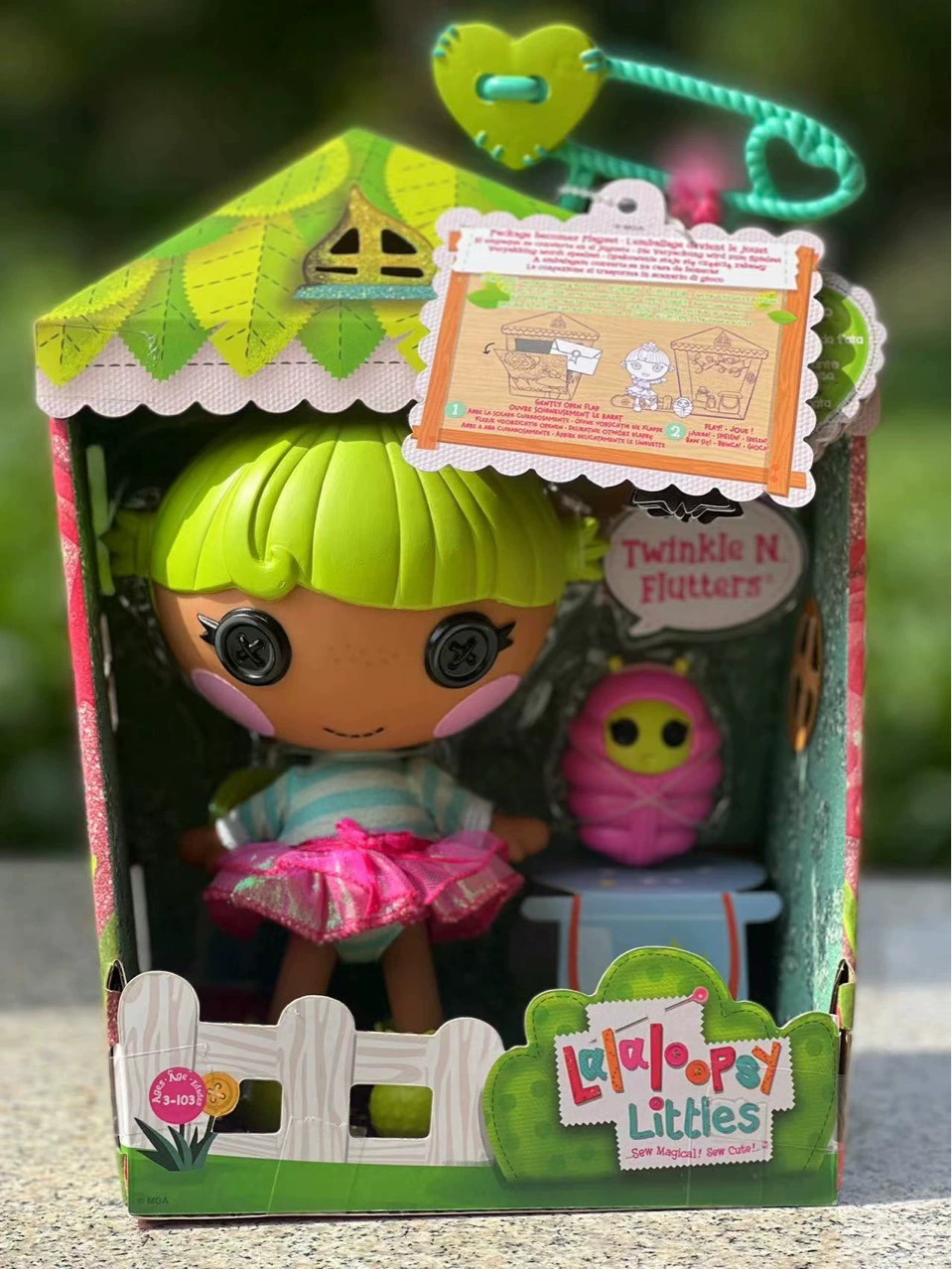 Кукла MGA Lele Angel Lalaloopsy Littles, в коробке, коллекционная с пуговичными глазами