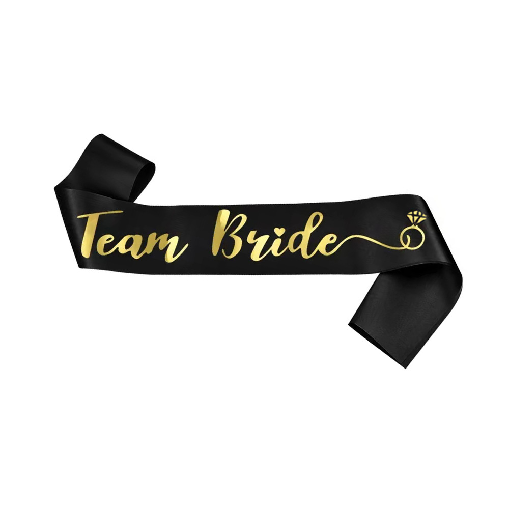 Fiesta de soltero blanco bride to be brida conjunto de tirantes team bride grupo de damas de honor correas de etiqueta