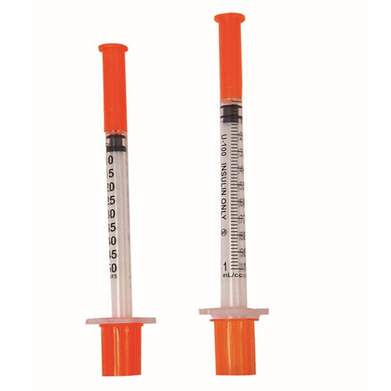 外国貿易専用医療用使い捨てインスリン注射器小容量 1 ml 比例滅菌ハンドプッシュシリンジ|undefined