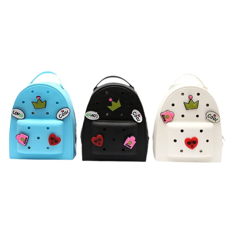 New silicone foreign trade cartoon cute stamp shoulder bag wholesale ladies bucket backpack factory direct sales