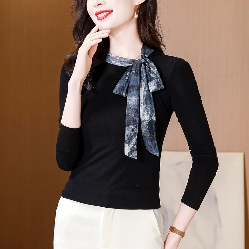 Топ с бантом и лентой, летняя новинка 2025 года, женская футболка с короткими рукавами, рубашка во французском элитном стиле