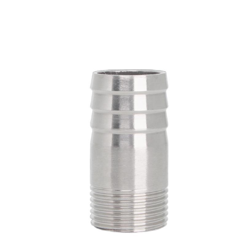 304不锈钢外丝宝塔接头直通水管软管螺纹标准水箱配件4分6分1寸