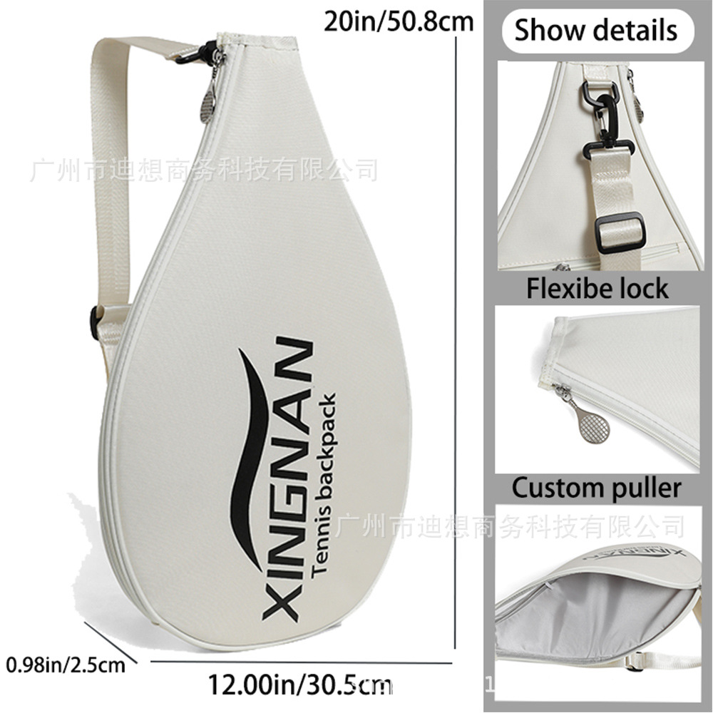 Bolsa de tenis para mujer 2025 nuevo bolso de raqueta deportiva multifuncional para hombre de punto transfronterizo raqueta de bádminton de alto valor image 1