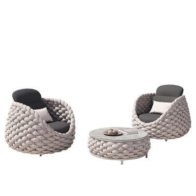 Villa al aire libre sofá combo ventas patio jardín ocio muebles de caña diseñador silla de caña balcón al aire libre