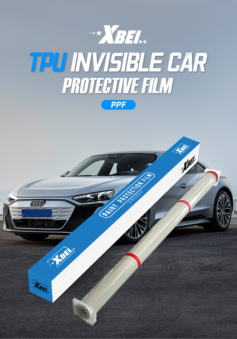 Wholesale car film self-adhesive anti-scratch self-healing TPU PPF paint protective film hydrophobic highlight film 60*50 feet