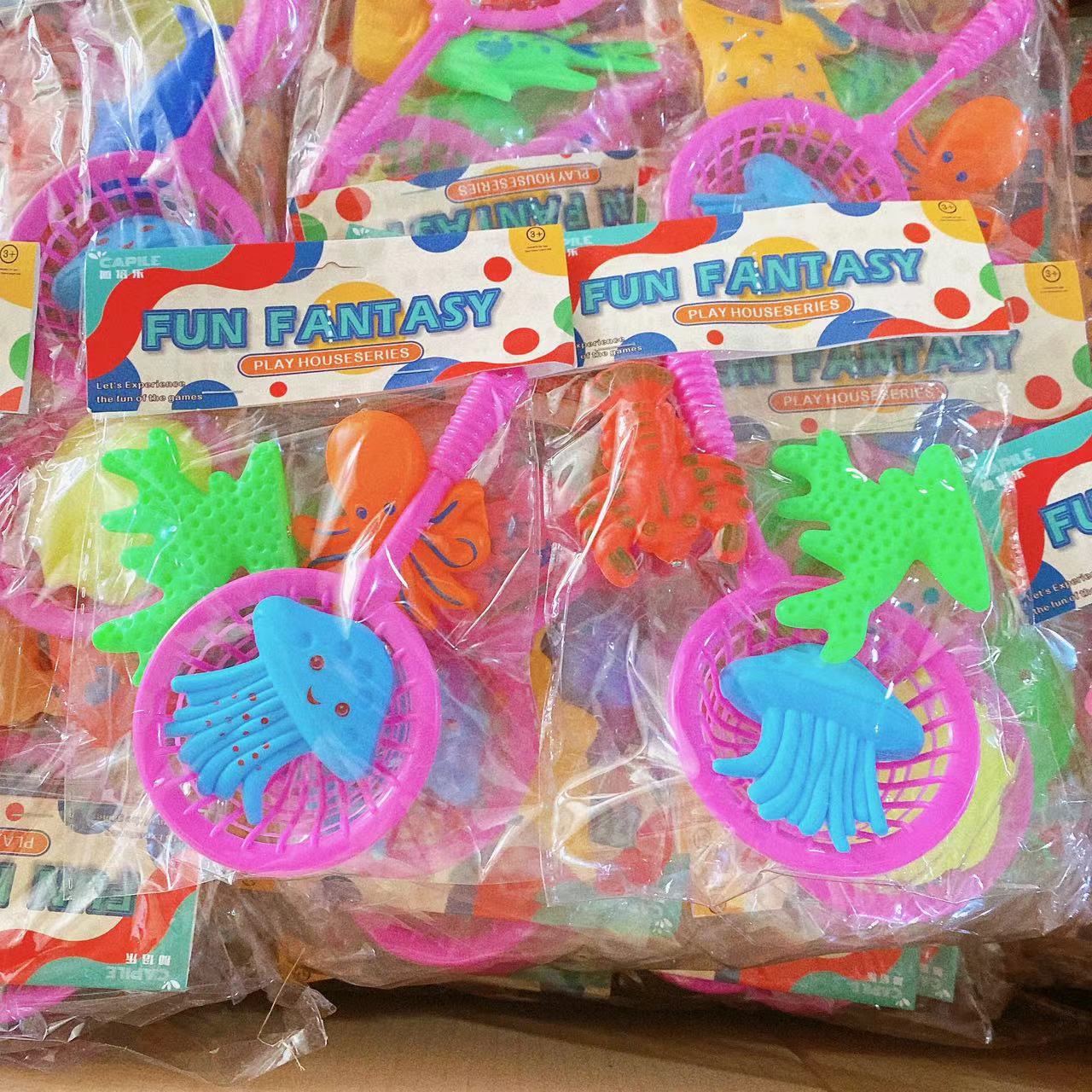 Juguetes para niños nuevos juegos de pesca de la red de pesca de baño de agua de plástico pescado al por mayor mercado nocturno