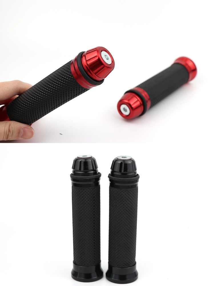 Motorcycle Handlebar Rubber Aluminum Alloy Handlebar Rubber Motorcycle Refitting Accessories Handlebar Rubber Cover