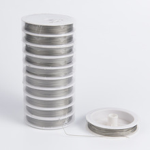 跨境货源304不锈钢串珠线 0.3-1mm钢丝线圈 DIY手工串珠材料批发