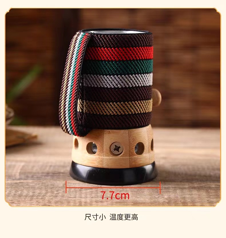 5cm Bian Stone Moxibustion Tube Portable Smoke-Controlled Warming Device with Aged Moxa Sticks Gua Sha Bowl quality and texture