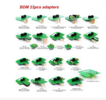 BDM Frame Full Set 22pcs adapters Probe ECU Programmer LED