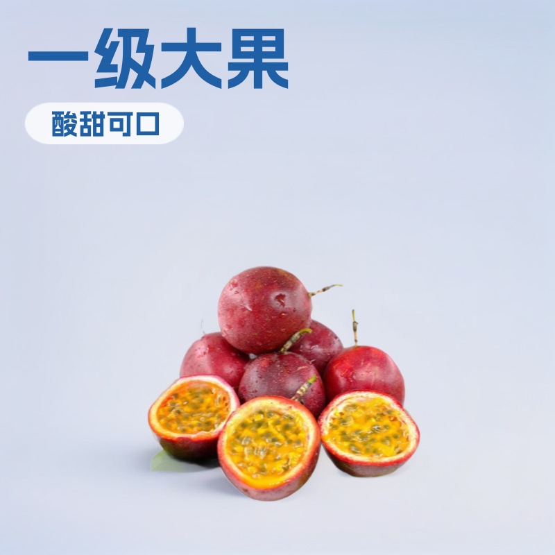 新鲜摘紫皮百香果代发特大原浆白应季西番莲孕妇水果整箱装