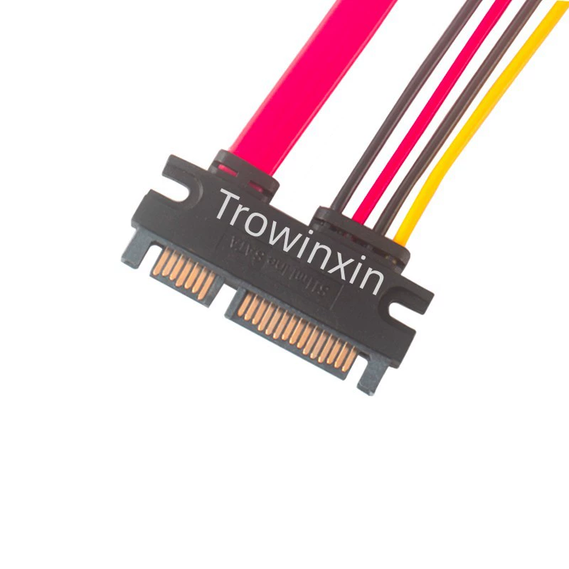 SATA-кабель 7+15, SATA Data Cable + Power Line, общая удлинительная линия, кабель для SATA HDD, два в одном
