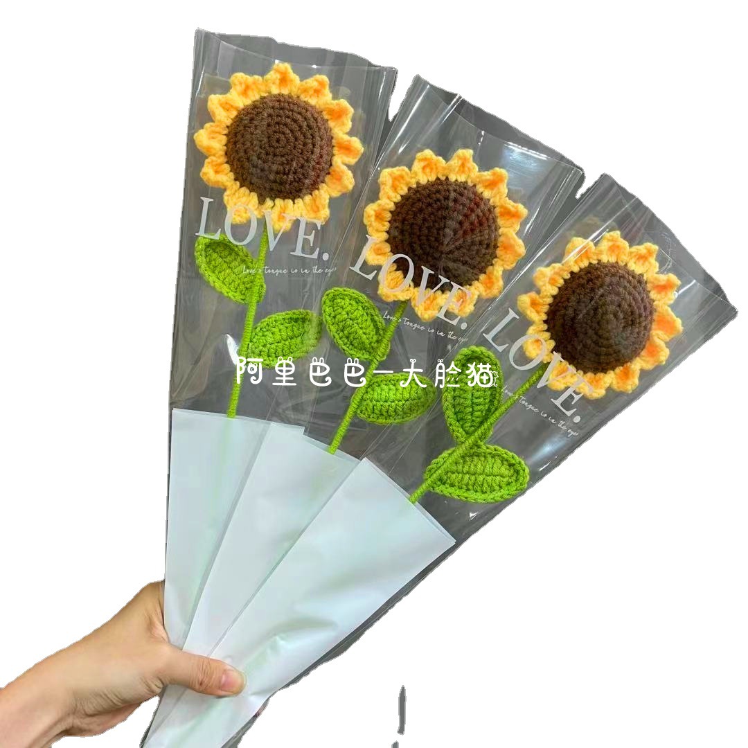 Finished Product Nordic Ornaments Dining Table Fake Flowers Artificial Flower Floral Decoration Sunflower Flower Valentine's Day Teacher's Day Gift