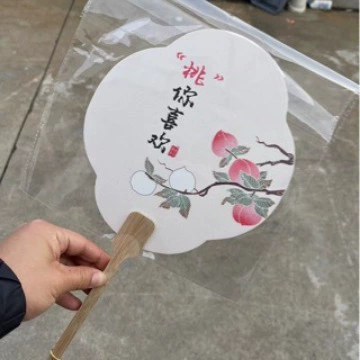 Сюань бумага бамбуковая ручка вентилятор рекламная реклама подарочный веер
