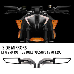 KTM250 390 690 125 DUKE 990 SUPER 790 1290オートバイバックミラーに適用