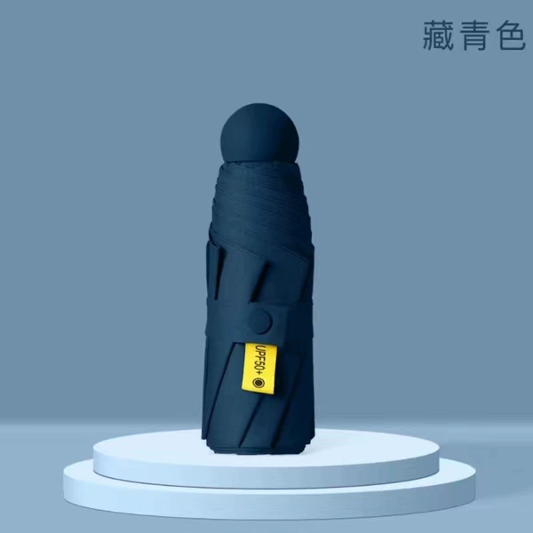 Six-bone 5-fold umbrella (Naru Qing)