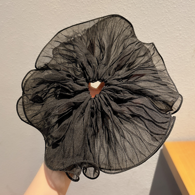 Temperamento floral intestino grueso anillo para el cabello bola femenina cabeza cuerda dulce cola de caballo cuerda para el cabello banda de goma de alta calidad accesorios para el cabello al por mayor