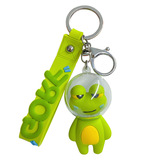 Мультяшный креативный космический брелок, трендовые модные ключи от машины, подвеска, небольшая сумка, лягушка